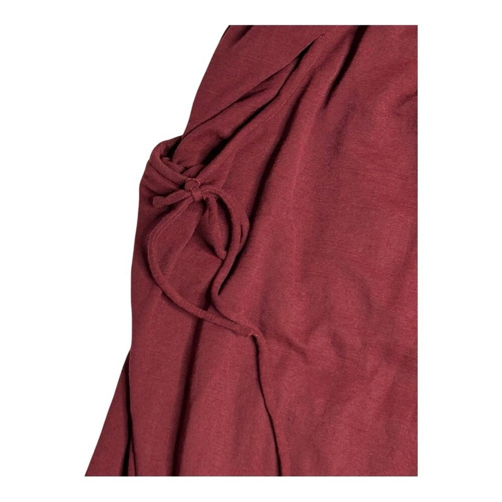 Free People Beach I'm So Fly Pants Burgandy Size M - Picture 6 of 10